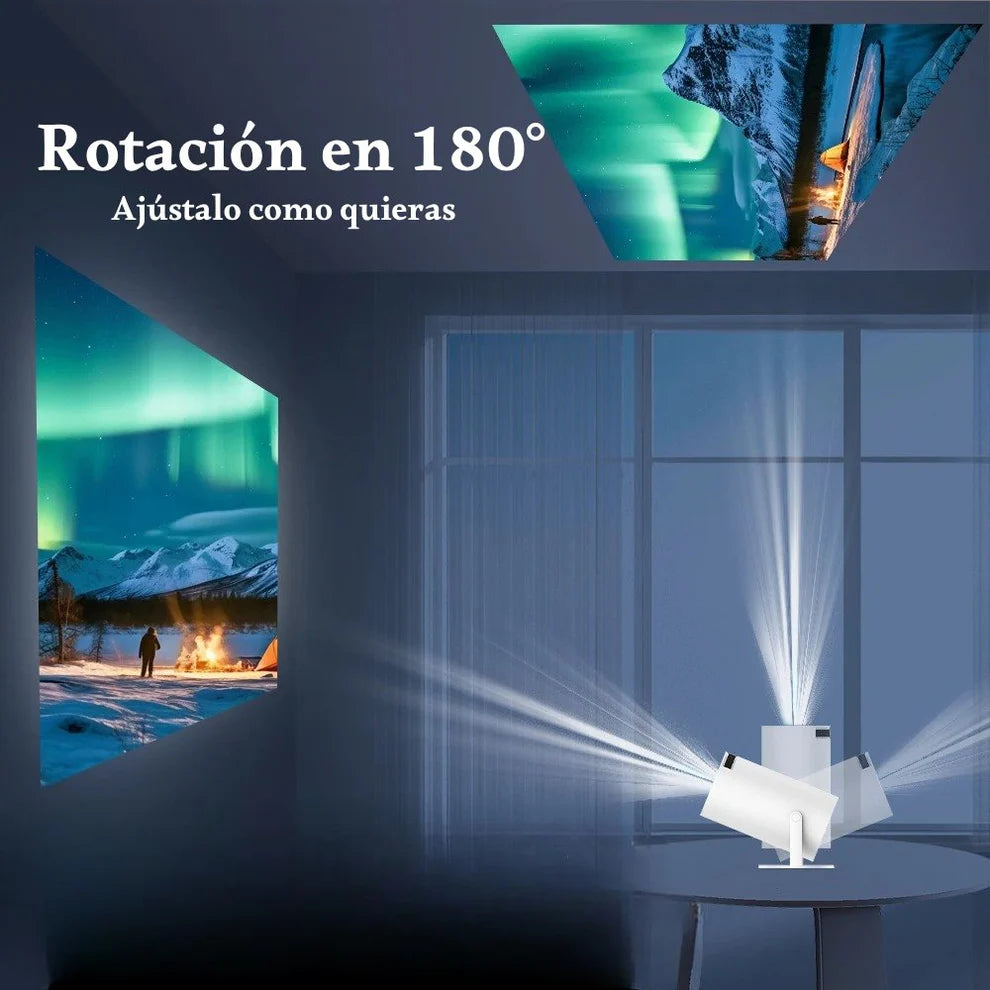Proyector Cineo Smart Wifi Bluetooh HDMI 1080p + Equipo de sonido de regalo