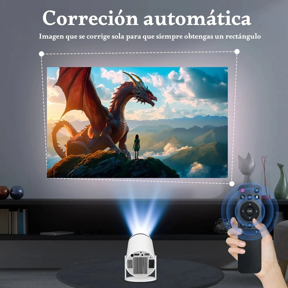 Proyector Cineo Smart Wifi Bluetooh HDMI 1080p + Equipo de sonido de regalo